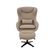 2 Poltrona de Massagem Nevada Rivatti Estofado PU Fendi Base Aco Preto c_ Apoio para Pes c_ Controle